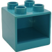 LEGO Maersk Blue Duplo Drawer 2 x 2 x 28.8 (4890)