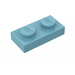 LEGO Maersk Blue Plate 1 x 2 (3023)