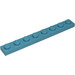 LEGO Maersk blauw Plaat 1 x 8 (3460)