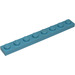 LEGO Maersk Blue Platte 1 x 8 (3460)