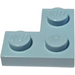 LEGO Maersk Blue Plate 2 x 2 Corner (2420)