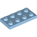 LEGO Maersk Blue Plaat 2 x 4 (3020)