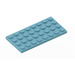 LEGO Maersk Blue Platte 4 x 8 (3035)