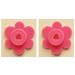 LEGO Magenta 4 Fiore Heads su Sprue (3742 / 56750)