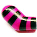 LEGO Magenta Arm (Right) with Black Stripes Pattern (3818)