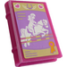 LEGO Magenta Book 2 x 3 with Jumping Horse Sticker (33009)