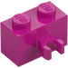 LEGO Magenta Kostka 1 x 2 s Vertikální Klip s otevřeným &#039;O&#039; klipem (42925 / 95820)