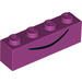 LEGO Magenta Brick 1 x 4 with Black Line (3010 / 52093)