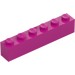 LEGO Magenta Kloss 1 x 6 (3009 / 30611)