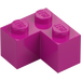 LEGO Magenta Kloss 2 x 2 Hörn (2357)