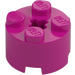 LEGO Magenta Brique 2 x 2 Rond (3941 / 6143)