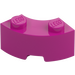 LEGO Magenta Brick 2 x 2 Round Corner with Stud Notch and Reinforced Underside (85080)