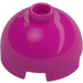 LEGO Magenta Brick 2 x 2 Round with Dome Top (with Axle Holder) (3262 / 30367)