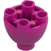 LEGO Magenta Mattoncino 2 x 2 x 1.3 Rotondo Invertito Dome (24947)