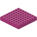 LEGO Magenta Kostka 8 x 8 (4201 / 43802)