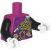 LEGO Magenta Dizzy Minifig Torso (973)