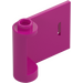 LEGO Magenta Porta 1 x 3 x 2 Destra con cerniera cava (92263)