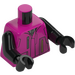 LEGO Magenta Drift Minifig Torso (973 / 76382)