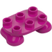 LEGO Magenta Jambes 2 x 3 avec 2 Feet (66859)