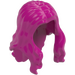 LEGO Magenta Long Wavy Hair with Parting (33461 / 95225)