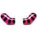 LEGO Magenta Minifigure Arms (Left and Right Pair) with Black Stripes Pattern