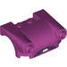 LEGO Magenta Spatbord 3 x 4 met Headlights met Plat Fenders, Kentekenplaat (93597 / 95500)