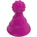 LEGO Magenta Party Hat med Lille Pin (24131)