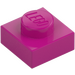 LEGO Magenta Plaat 1 x 1 (3024 / 30008)