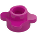 LEGO Magenta Plate 1 x 1 Round with Flower Petals (28573 / 33291)