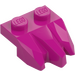 LEGO Magenta Plate 1 x 2 with 3 Rock Claws (27261)