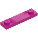 LEGO Magenta assiette 1 x 4 avec Deux Tenons avec rainure (41740)