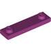 LEGO Magenta Plate 1 x 4 with Two Studs with Groove (41740)