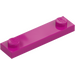 LEGO Magenta Plate 1 x 4 with Two Studs without Groove (92593)