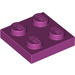 LEGO Magenta Plate 2 x 2 (3022 / 94148)