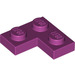 LEGO Magenta Plate 2 x 2 Corner (2420)