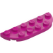 LEGO Magenta Plate 2 x 6 with Rounded Corners (18980)