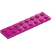 LEGO Magenta Plate 2 x 8 (3034)