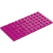 LEGO Magenta Plate 6 x 12 (3028)