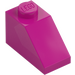 LEGO Magenta Slope 1 x 2 (45°) (3040)