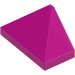 LEGO Magenta Helling 1 x 2 (45°) Drievoudig met noppenhouder aan de binnenzijde (15571)