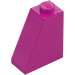 LEGO Magenta Con pendiente 1 x 2 x 2 (65°) (60481)