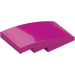 LEGO Magenta Slope 2 x 4 Curved (93606)