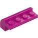 LEGO Magenta Slope 2 x 4 x 1.3 Curved (6081)