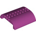 LEGO Magenta Slope 8 x 8 x 2 Curved Double (54095)