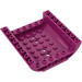 LEGO Magenta Pendenza 8 x 8 x 2 Curvo Invertito Doppio (54091)