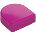 LEGO Magenta Tile 1 x 1 Half Oval (24246 / 35399)