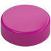 LEGO Magenta Tile 1 x 1 Round (98138)