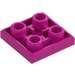 LEGO Magenta Dlaždice 2 x 2 Převrácený (11203)