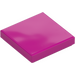 LEGO Magenta Tile 2 x 2 with Groove (3068)