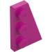 LEGO Magenta Kiila Levy 2 x 3 Siipi Oikein  (43722)